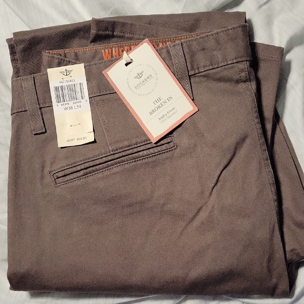 Dockers Brown Chinos Classic Style